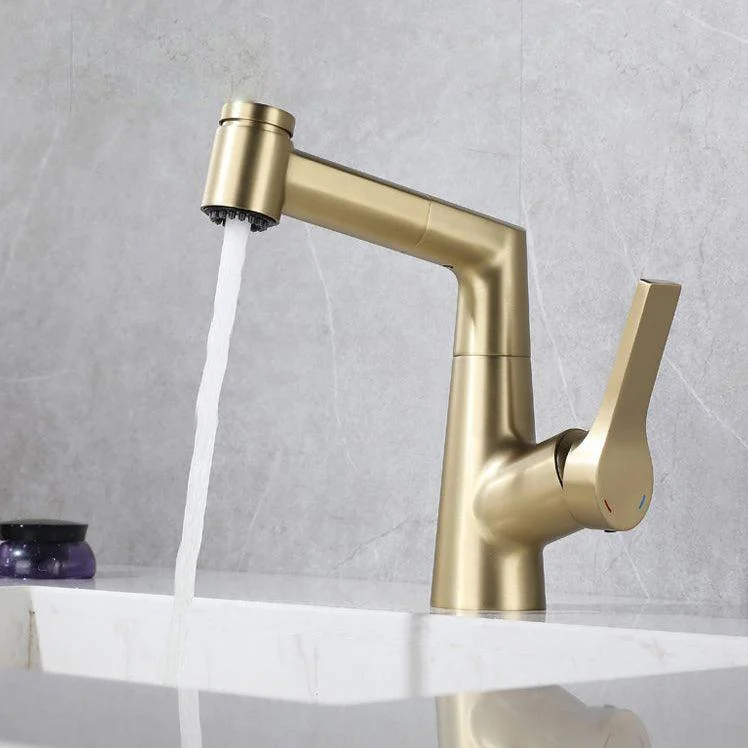 Single Lever Handle Taps Contemporary Centerset Taps for Bathroom -Bathlova