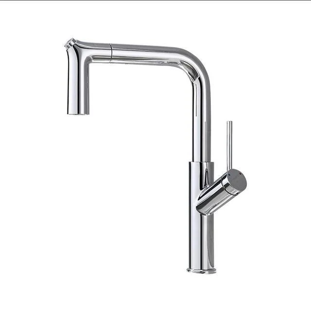 Single Lever Kitchen Sink Tap with Swivel Spout -Bathlova