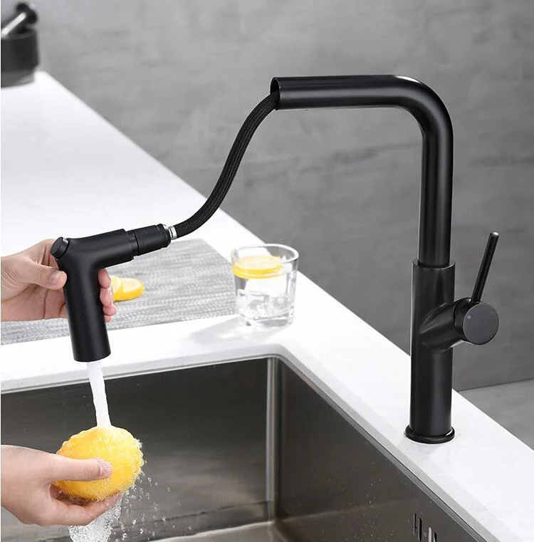 Single Lever Kitchen Sink Tap with Swivel Spout -Bathlova