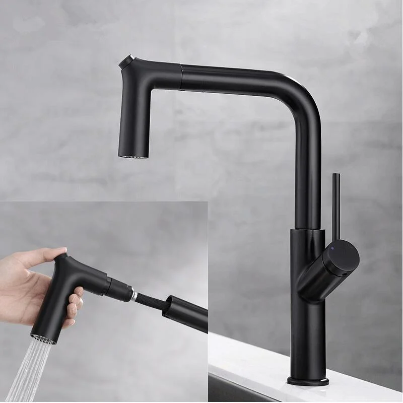 Single Lever Kitchen Sink Tap with Swivel Spout -Bathlova