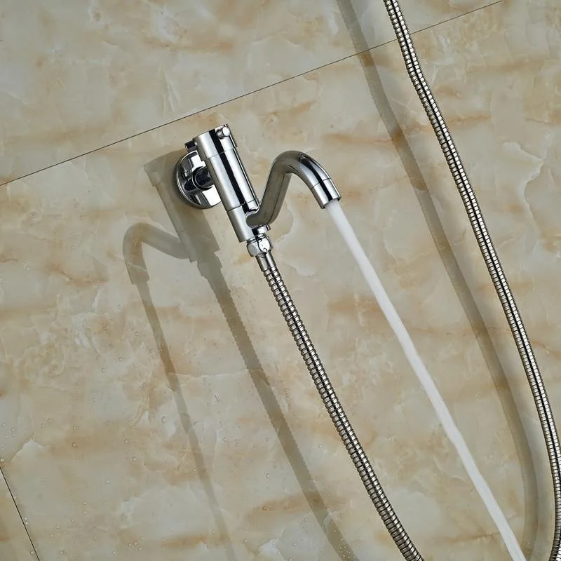 Single Lever Modern Shower Water Taps with Accessories -Bathlova