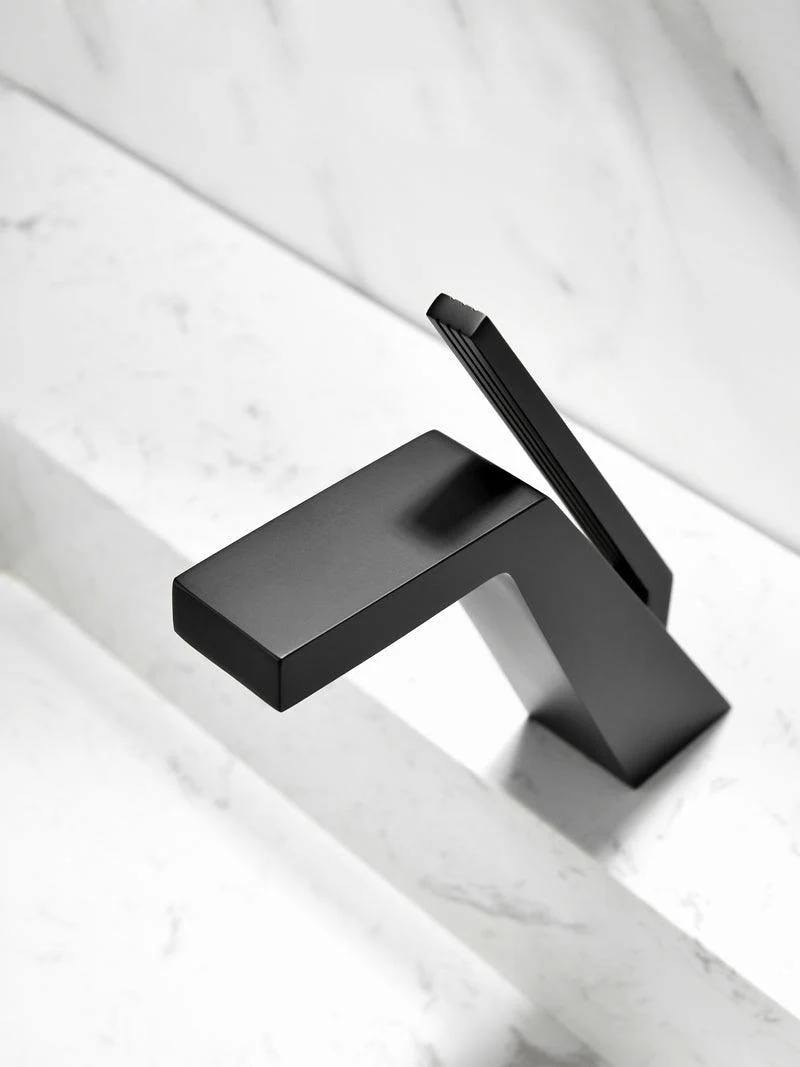 Single Lever Sink Tap Crane Brass Matte Black Sink Tap Water Tap -Bathlova