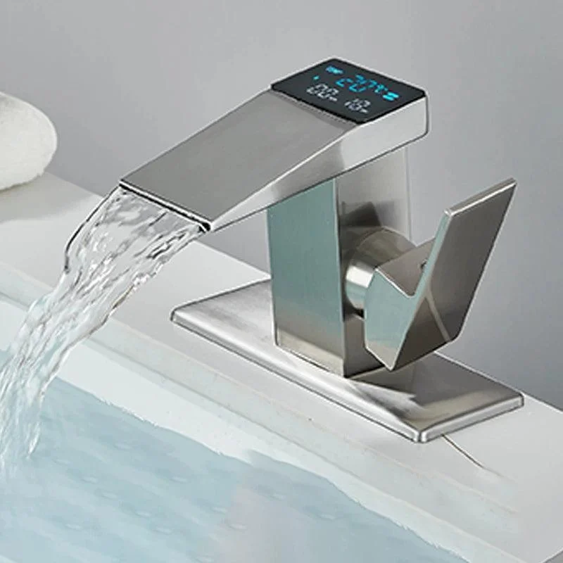 Smart Digital Display Basin Sink Tap Temperature LED Washbasin Tap -Bathlova