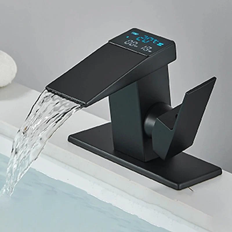 Smart Digital Display Basin Sink Tap Temperature LED Washbasin Tap -Bathlova