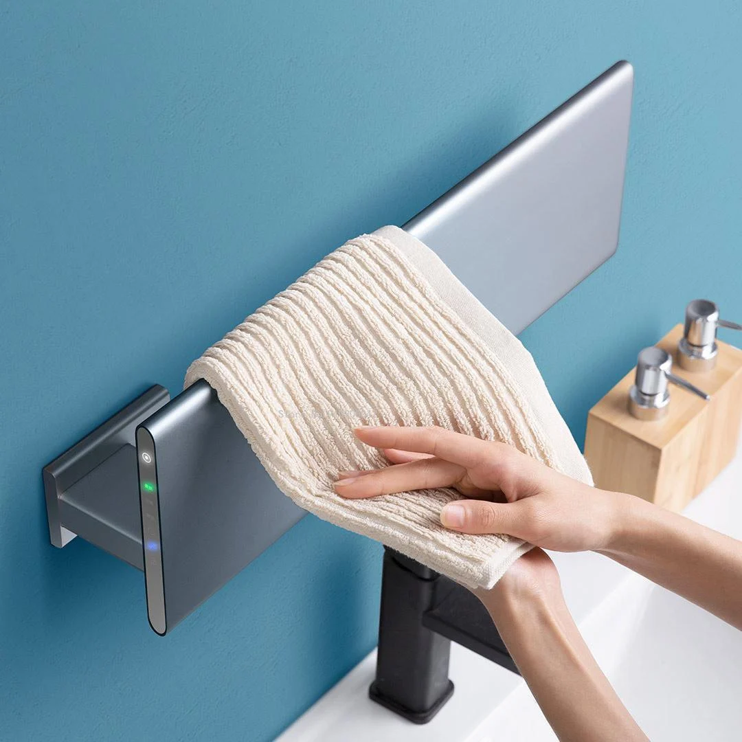 Smart Electric Towel Rack S1 Electric Heating Work Smart Timing -Bathlova