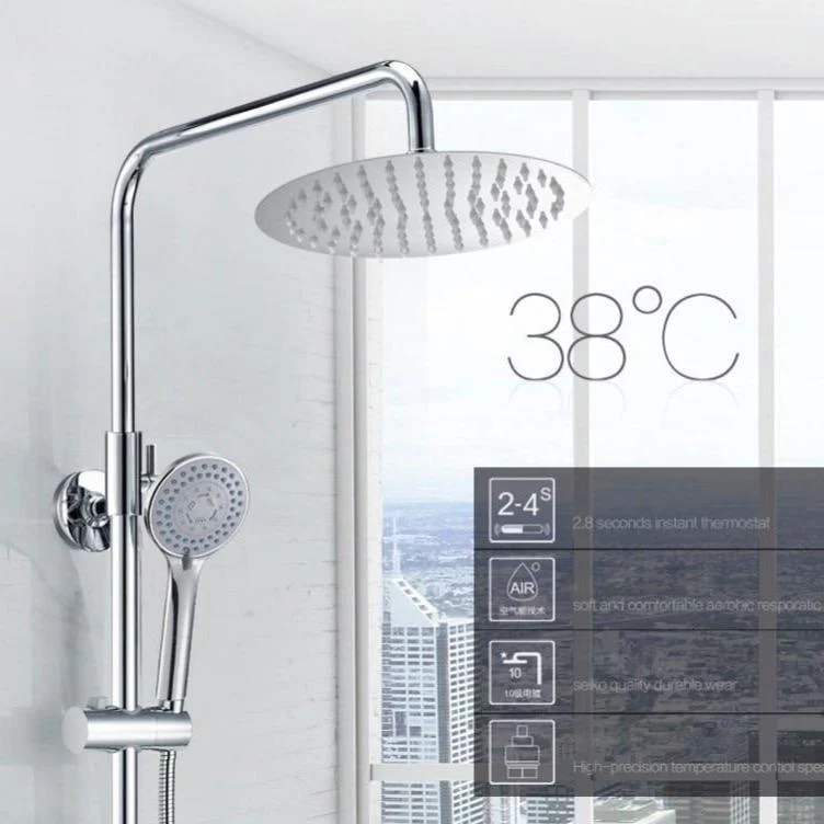 Smart Thermostatic Constant Rain Shower Tap Head -Bathlova