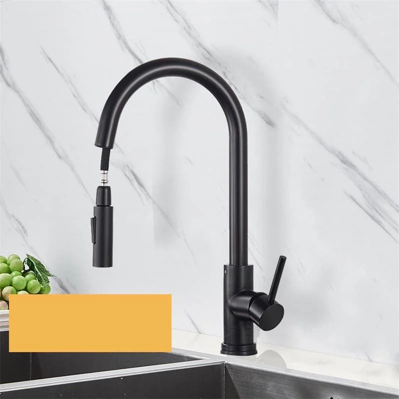 Smart Touch Kitchen Tap Brushed Gold Poll Out Sensor Taps -Bathlova