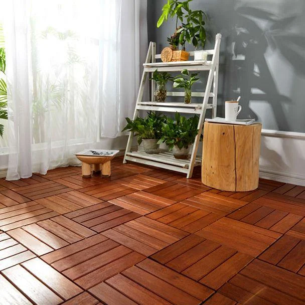 Snapping Patio Flooring Tiles Wood Patio Flooring Tiles with Waterproof -Bathlova