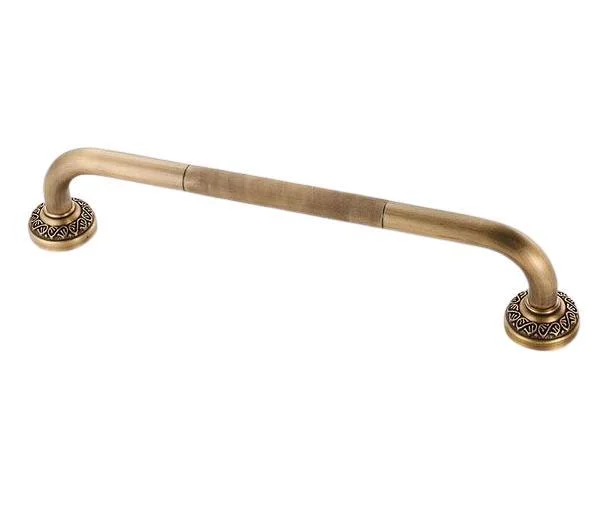 Solid Brass Bathroom Shower Grab Bar -Bathlova