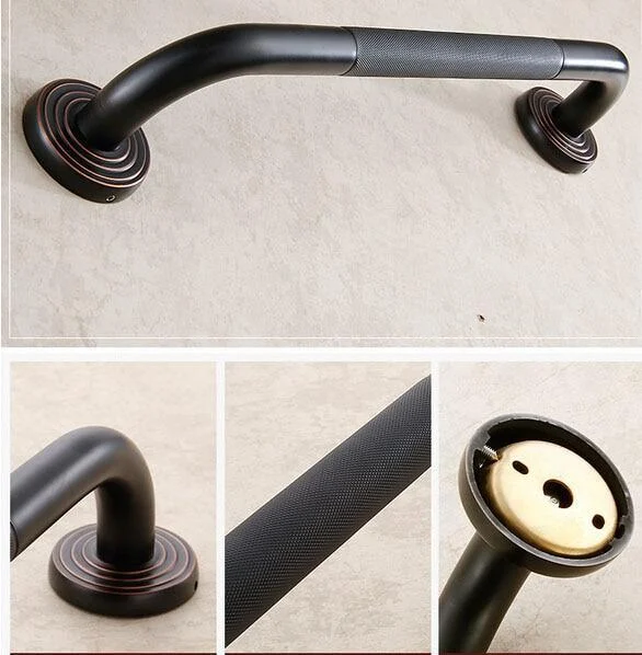 Solid Brass Bathroom Shower Grab Bar -Bathlova