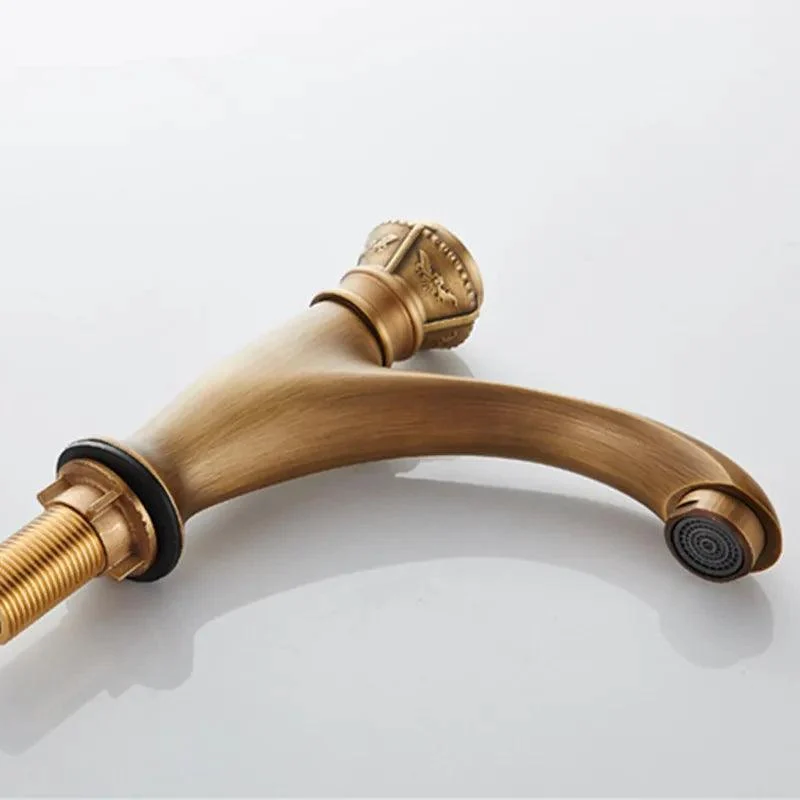 Solid Brass Bathroom Tap Single Lever 1-Hole Basin Sink Tap -Bathlova