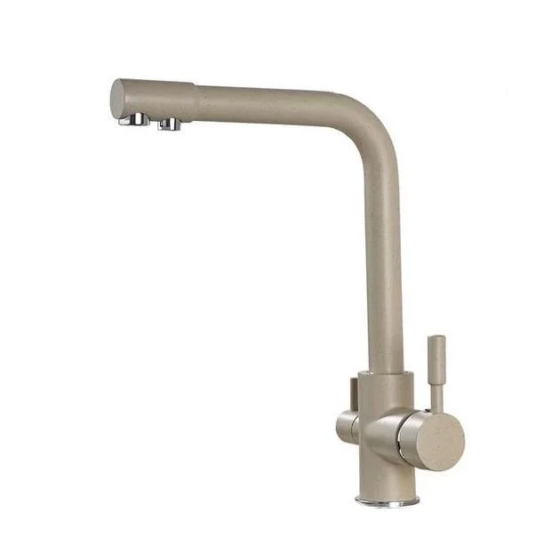 Solid Brass Deck Mount 360 Degree Rotation Kitchen Tap -Bathlova