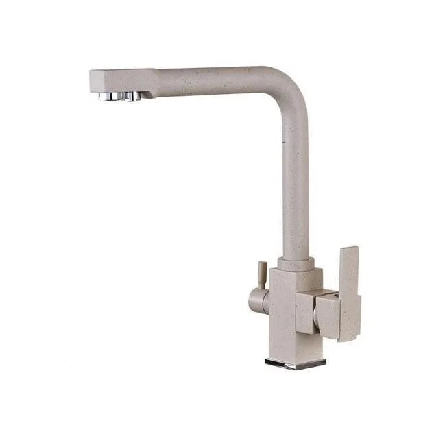 Solid Brass Deck Mount 360 Degree Rotation Kitchen Tap -Bathlova