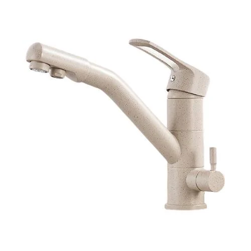 Solid Brass Dual Hole 3 Way Water Filter Kitchen Tap in 3 Colors -Bathlova