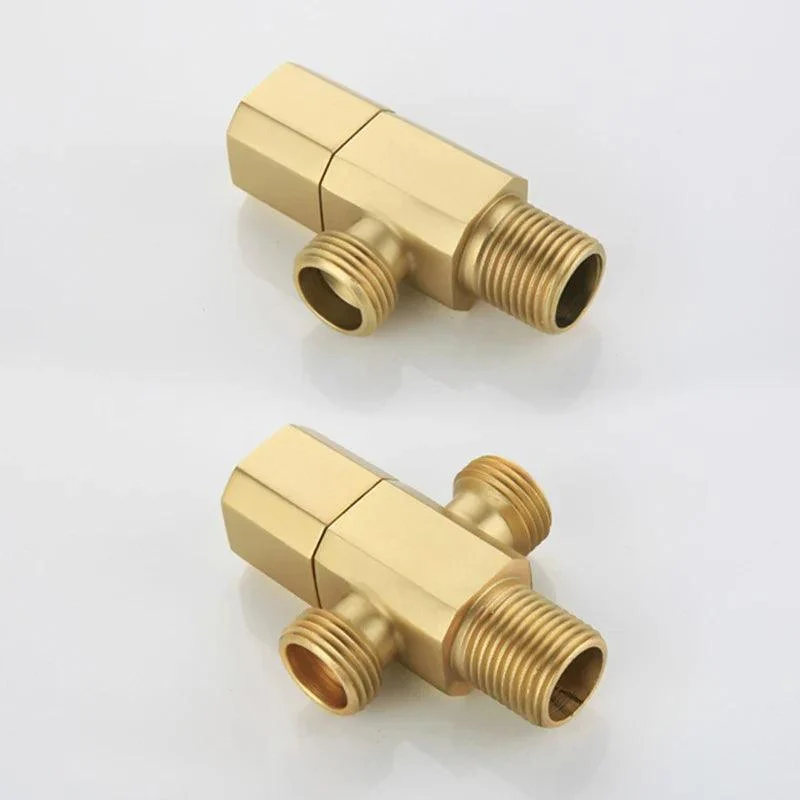 Solid Brass G1/2 Angle Valve Switch Valve For Bathroom -Bathlova