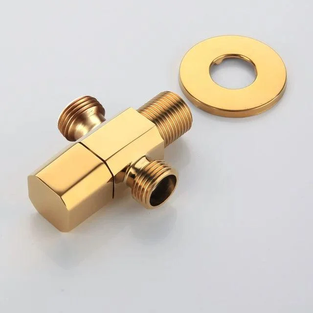 Solid Brass G1/2 Angle Valve Switch Valve For Bathroom -Bathlova