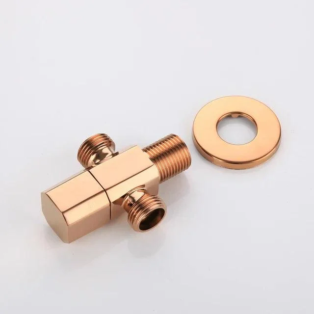 Solid Brass G1/2 Angle Valve Switch Valve For Bathroom -Bathlova