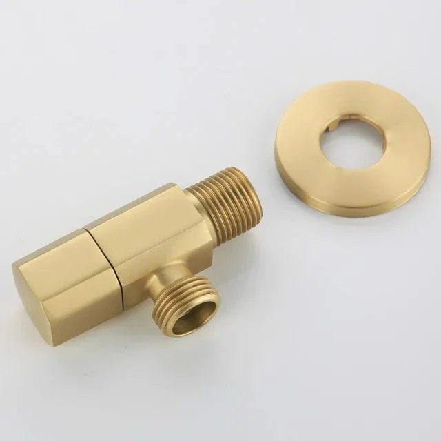 Solid Brass G1/2 Angle Valve Switch Valve For Bathroom -Bathlova