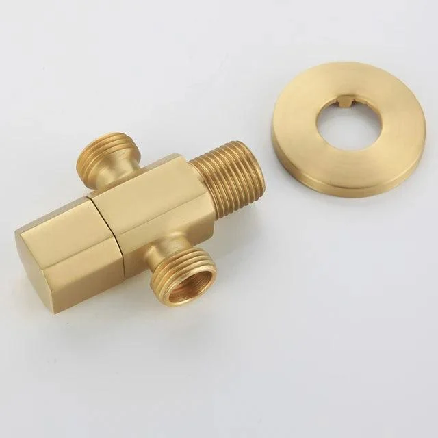 Solid Brass G1/2 Angle Valve Switch Valve For Bathroom -Bathlova