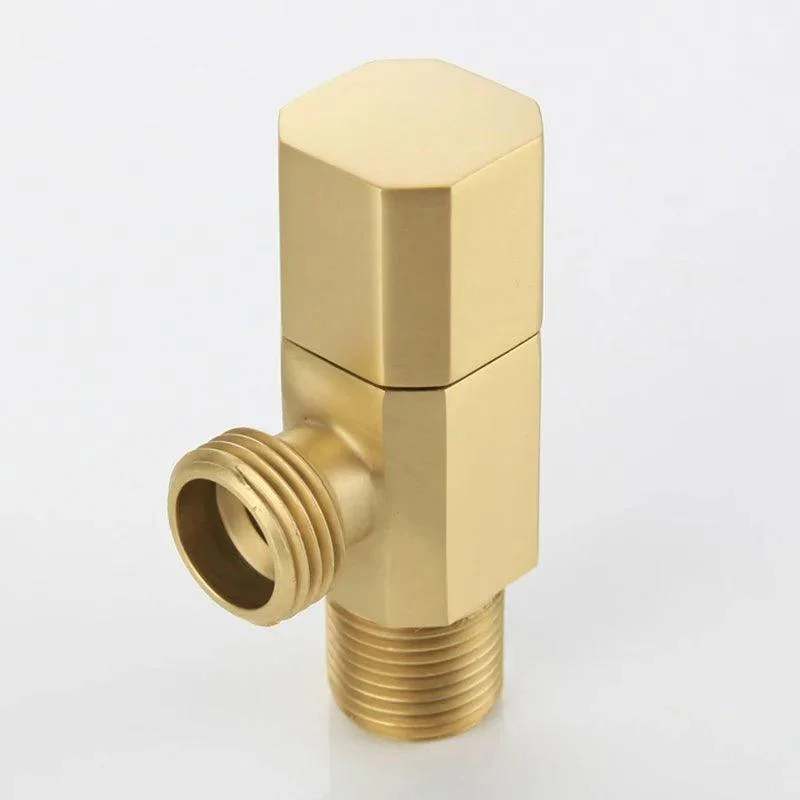 Solid Brass G1/2 Angle Valve Switch Valve For Bathroom -Bathlova