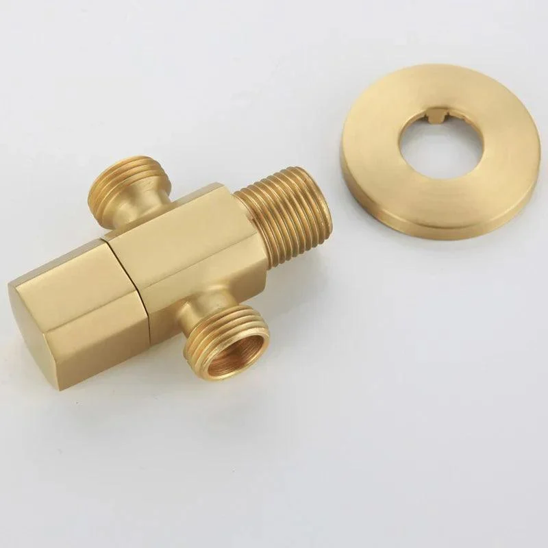 Solid Brass G1/2 Angle Valve Switch Valve For Bathroom -Bathlova