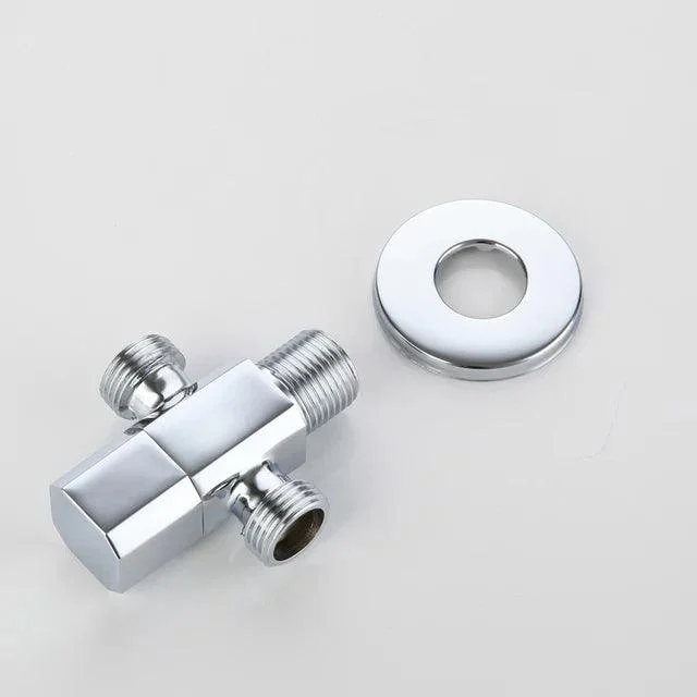 Solid Brass G1/2 Angle Valve Switch Valve For Bathroom -Bathlova