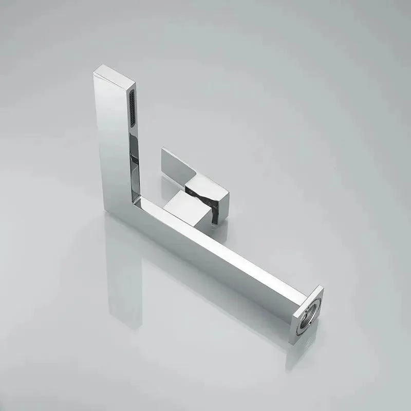 Solid Brass Ultra Thin Single Handle Bathroom Tap -Bathlova