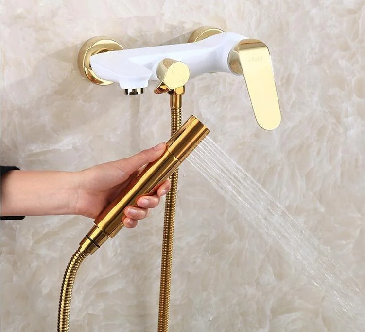 Solid Brass Wall Mounted Bathtub Shower Tap -Bathlova