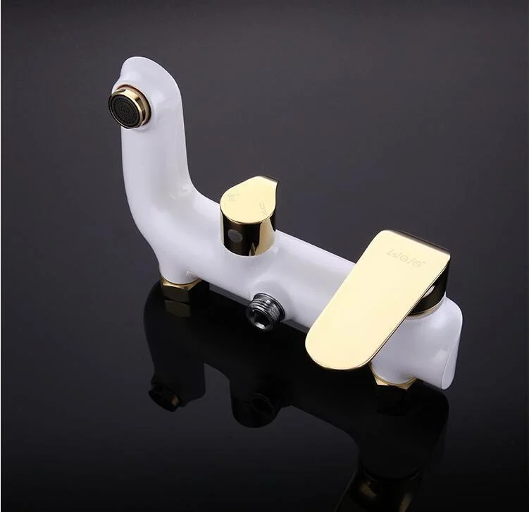 Solid Brass Wall Mounted Bathtub Shower Tap -Bathlova