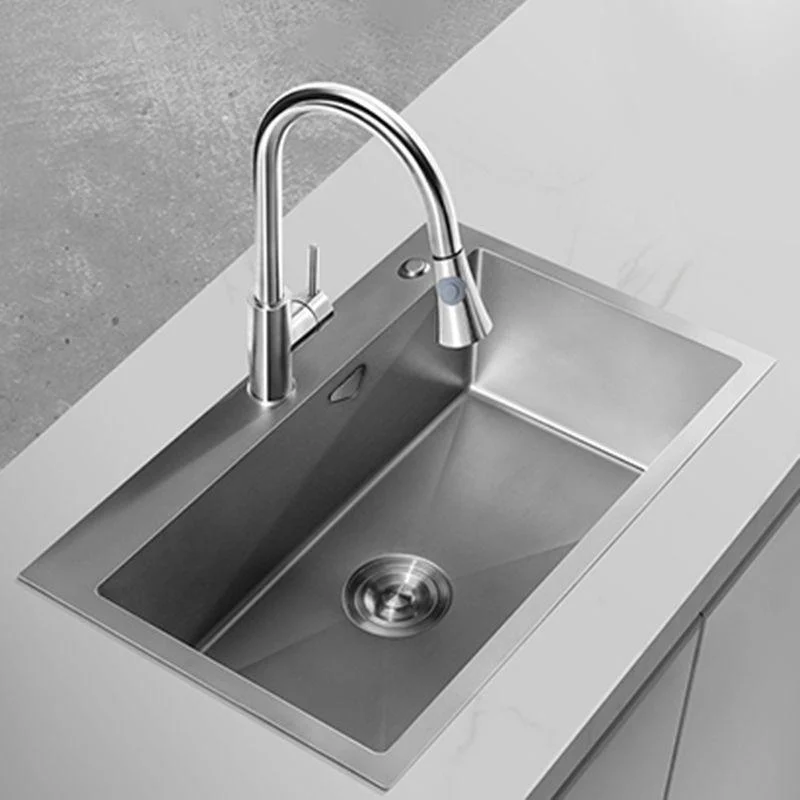 Soundproof Drop-In Kitchen Sink Diversion Design Kitchen Sink with Tap -Bathlova