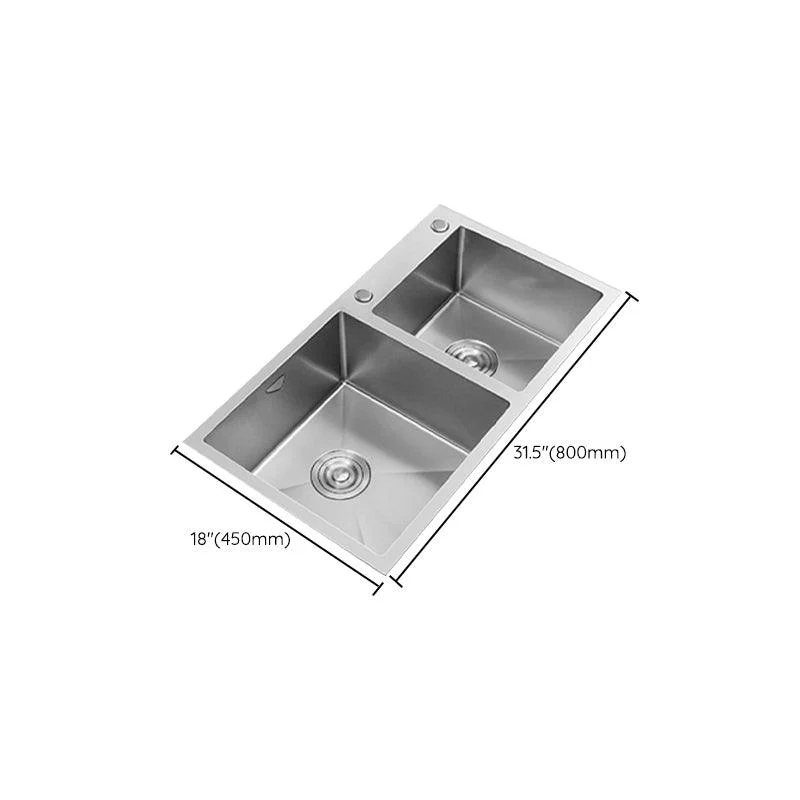 Soundproof Drop-In Kitchen Sink Diversion Design Kitchen Sink with Tap -Bathlova