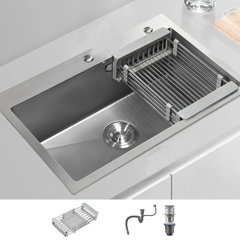 Soundproof Drop-In Kitchen Sink Diversion Design Kitchen Sink with Tap -Bathlova