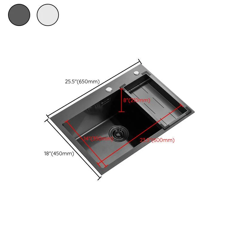 Soundproof Kitchen Sink Overflow Hole Design Drop-In Kitchen Sink with Tap -Bathlova