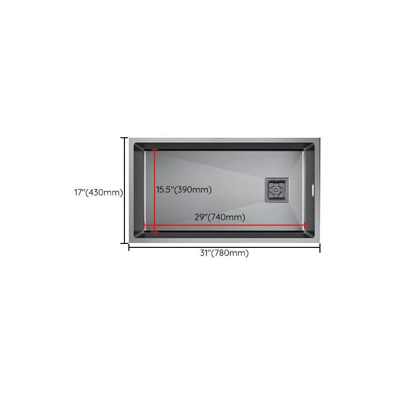 Soundproof Kitchen Sink Overflow Hole Design Kitchen Sink with Tap -Bathlova