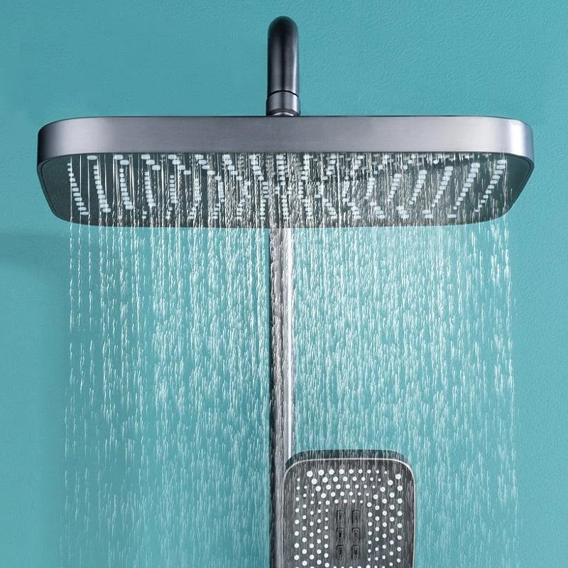 SPA Rainfall Thermostatic Tap LED Digital Shower Set Shower System -Bathlova