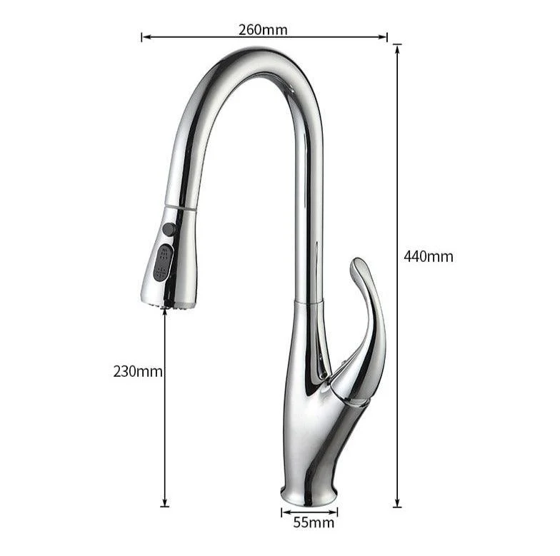 Sparrow - Modern Retractable Kitchen Tap -Bathlova