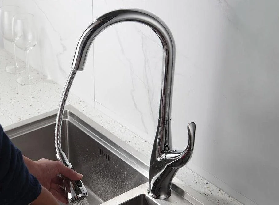 Sparrow - Modern Retractable Kitchen Tap -Bathlova