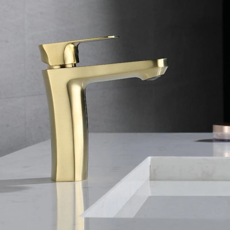 Square 1-Handle Bathroom Tap 1 Hole Vessel Sink Bathroom Tap -Bathlova