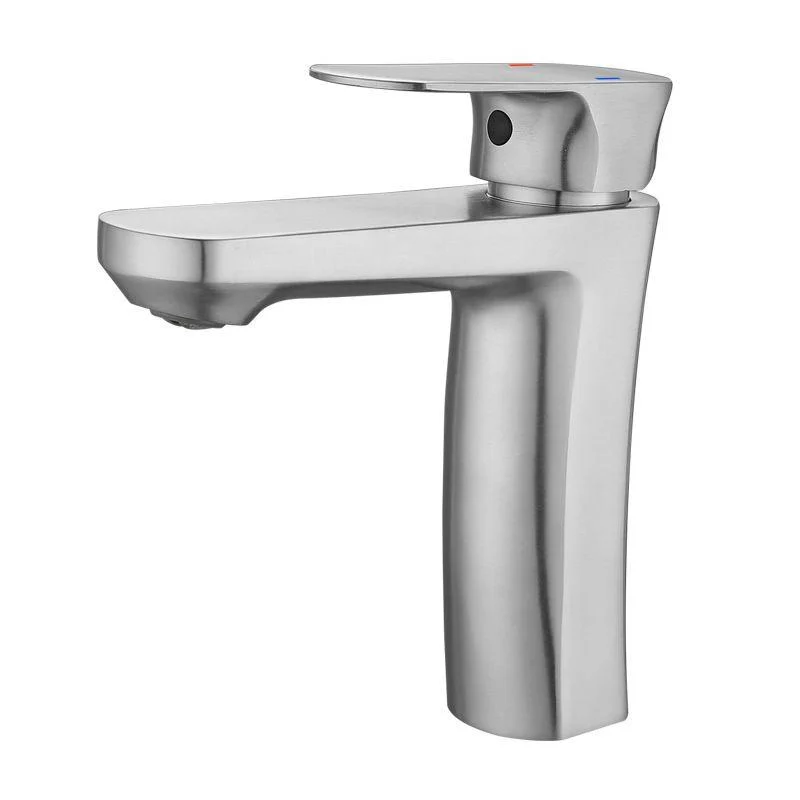 Square 1-Handle Bathroom Tap 1 Hole Vessel Sink Bathroom Tap -Bathlova