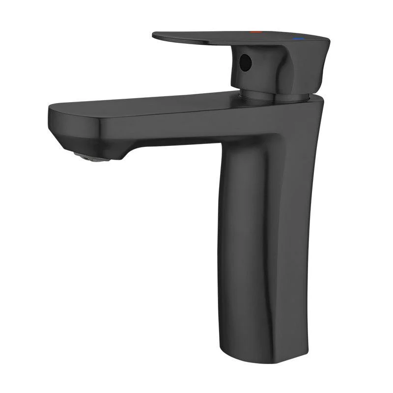 Square 1-Handle Bathroom Tap 1 Hole Vessel Sink Bathroom Tap -Bathlova