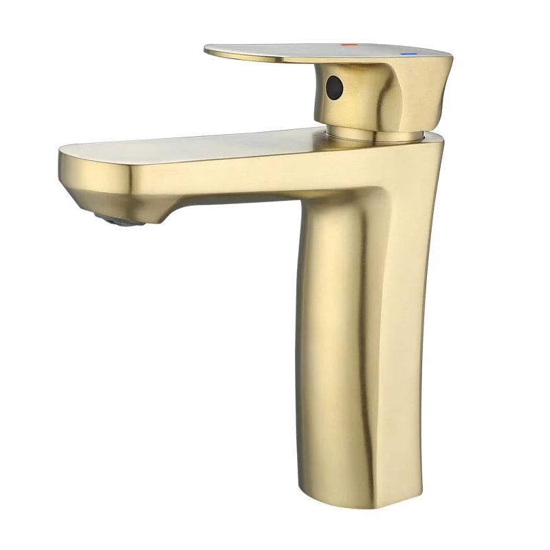 Square 1-Handle Bathroom Tap 1 Hole Vessel Sink Bathroom Tap -Bathlova