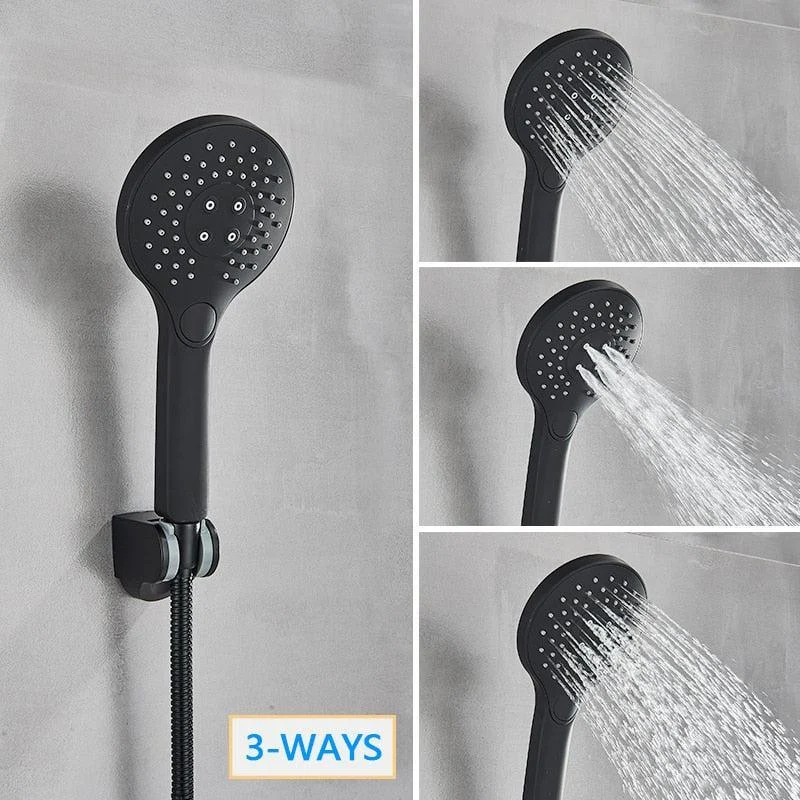 Square Bathtub Shower Taps Floor Standing Tap Hot Cold Water Tap -Bathlova