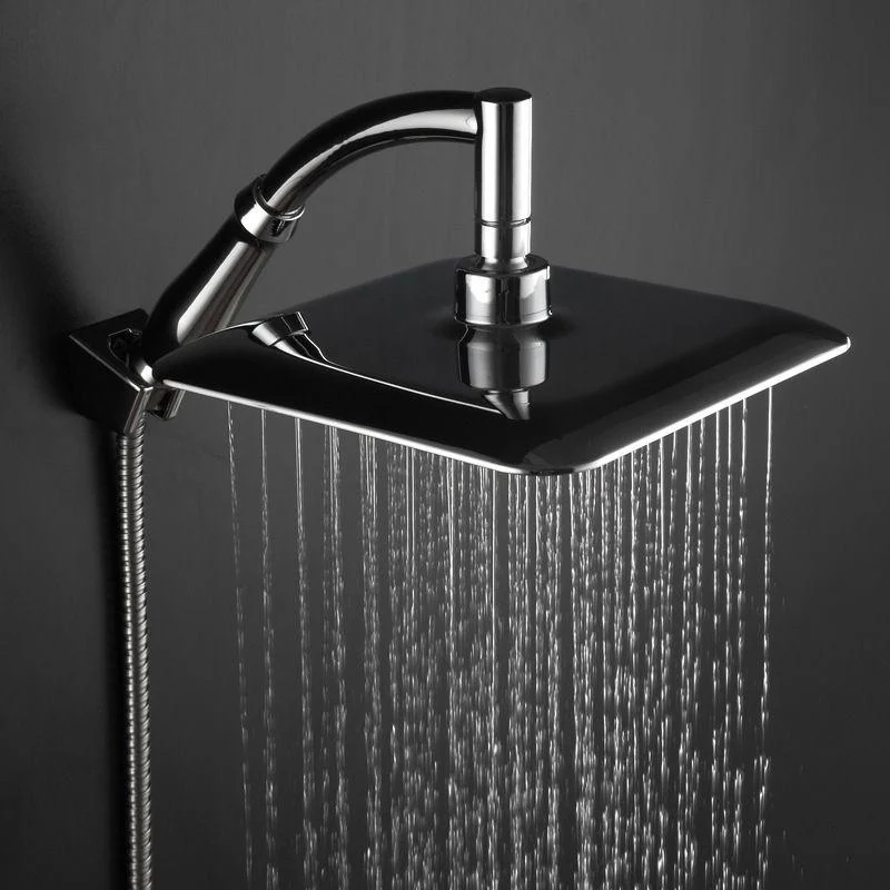 Square Handheld Shower Head Modern Wall Mounted Hand Shower Head -Bathlova