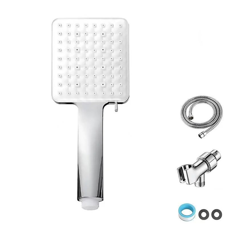 Square Modern Handheld Shower Head Leak Resistant Wall-Mount Showerhead -Bathlova