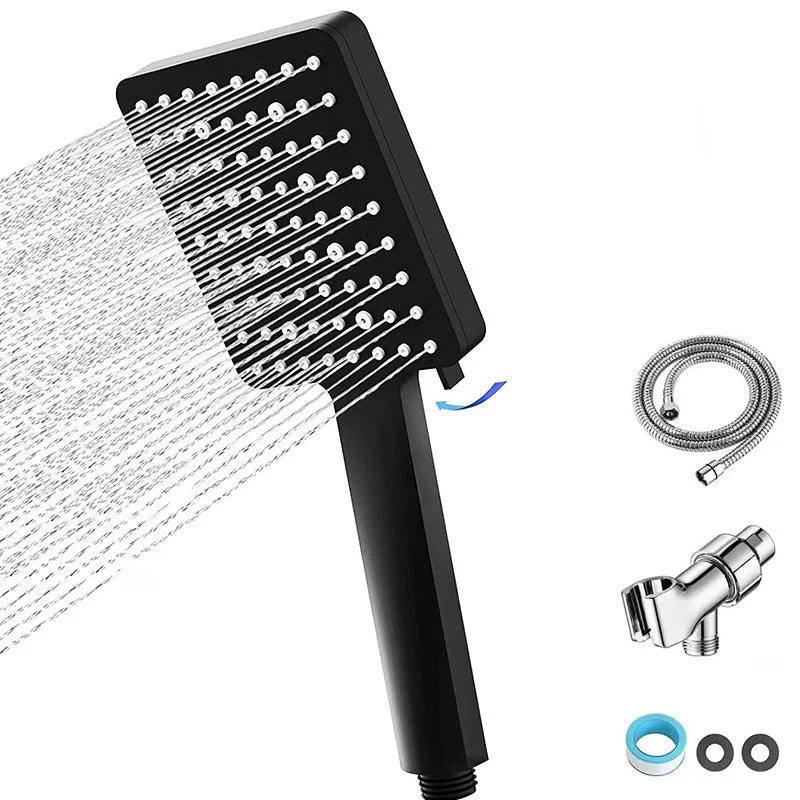 Square Modern Handheld Shower Head Leak Resistant Wall-Mount Showerhead -Bathlova