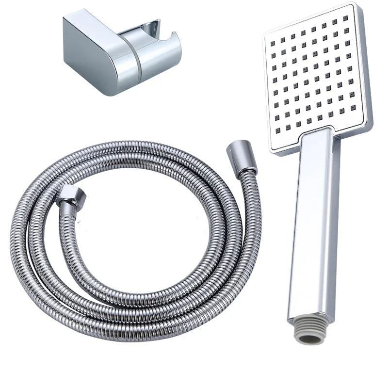 Square Shower Head Combo Large Shower Head with Handheld Shower Head -Bathlova