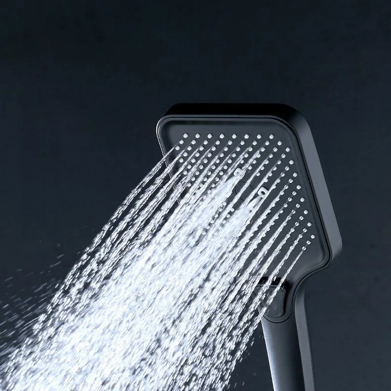 Square Shower Head Combo Modern Rain Fall Adjustable Shower Heads -Bathlova