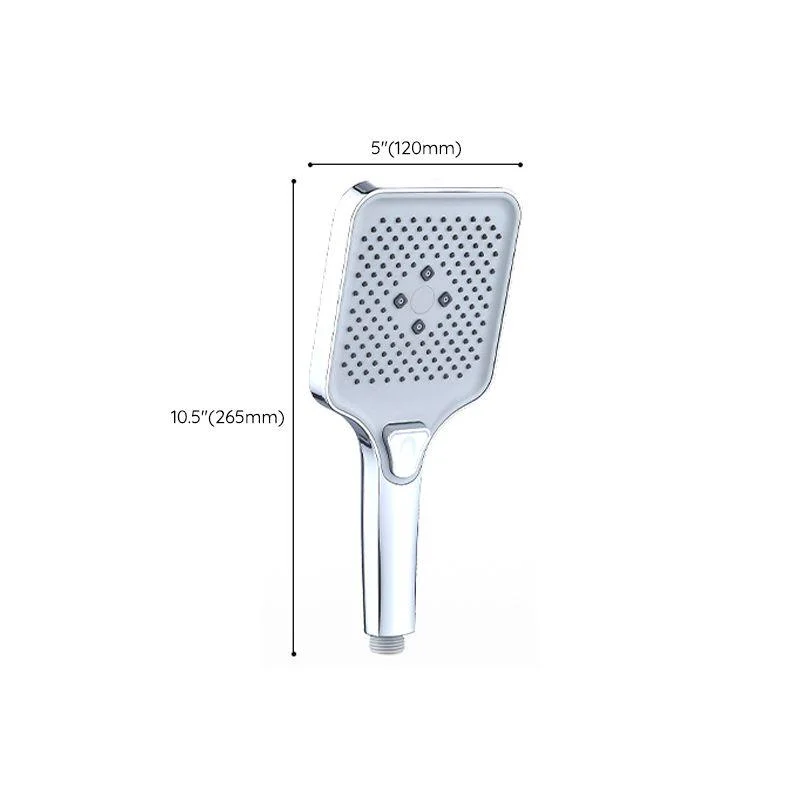 Square Shower Head Combo Modern Rain Fall Adjustable Shower Heads -Bathlova