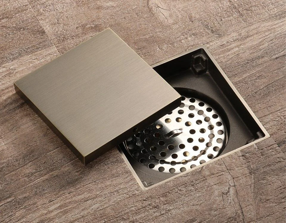 Square Waste Grates Floor Drain -Bathlova