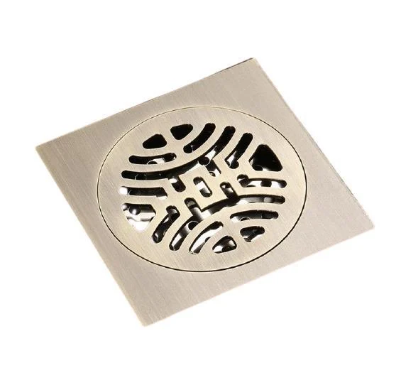 Stainless Steel Art Carved Floor Drain -Bathlova